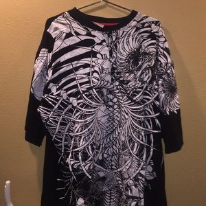 All over print rad tee shirt X-ray